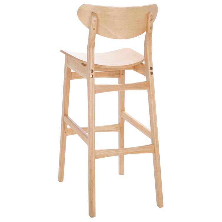 Fortunata solid wood bar stool birch lane heritage hot sale